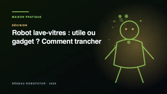 Visuel du dossier « Robot lave-vitres : utile ou gadget ? Comment trancher »